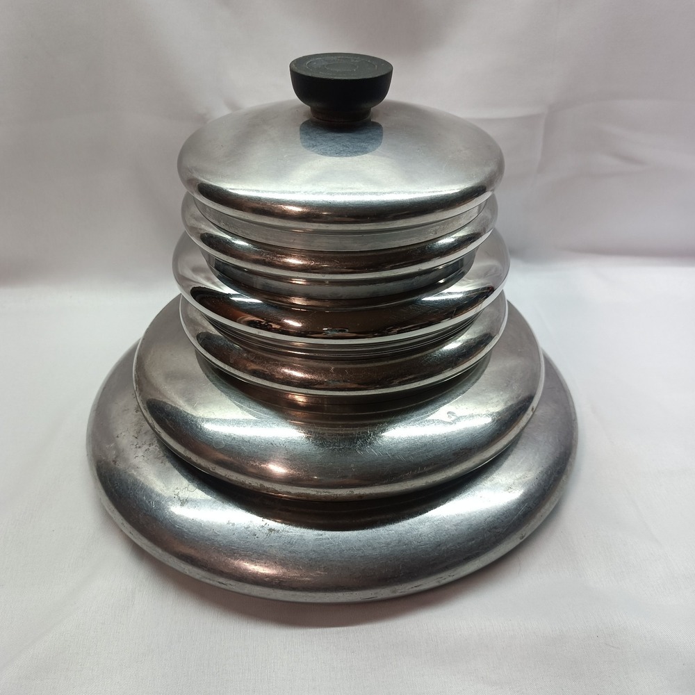 Revere Ware Replacement Lids for Saucepans or Skillet Lids ONLY 6 Pc Lot Vintage